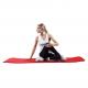 Gorilla Sports Podložka na jógu, 190 x 60 cm, červená