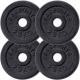 SCSports Sada litinových kotoučů, 4 x 2,5 kg