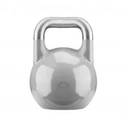 Gorilla Sports Soutěžní kettlebell, šedý, 36 kg