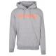 Gorilla Sports Mikina s kapucí - šedo/oranžová XL