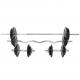 Gorilla Sports Činkový set, pogumované kotouče, 108 kg