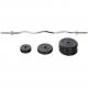 Gorilla Sports Činkový set, pogumované kotouče, 35 kg