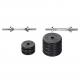 Gorilla Sports činkový set, pogumované kotouče, 30 kg