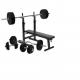 Gorilla Sports Posilovací lavice, černá, 100 kg