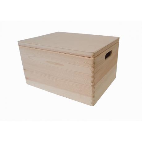 Dřevěný box, borovice, 40 x 30 x 23 cm