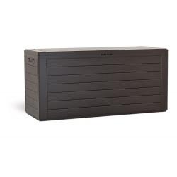 Zahradní box WOODEBOX, hnědý, 280L