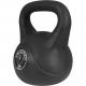 Gorilla Sports Kettlebell činka, plast, černá, 20 kg