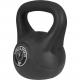 Gorilla Sports kettlebell činka, plast, černá, 14 kg