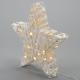 Třpytivá hvězda, teplá bílá, 20 LED, Ø 30 cm