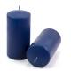 Sada sloupových svíček, 15 cm, Ø 7,5 cm, modrá, 2 ks