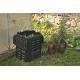 Zahradní plastový kompostér, černý, 300 L