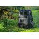 Zahradní plastový kompostér, černý, 740 L