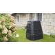 Zahradní plastový kompostér, černý, 740 L