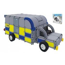 Stavebnice Seva Rescue 2 Policie plast 534ks v krabici 35x33x8cm