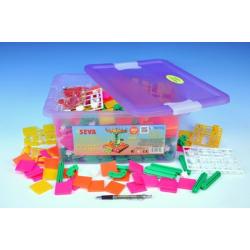 Stavebnice Seva Přijela pouť Jumbo 1486ks v plastovém boxu 39x17x30cm