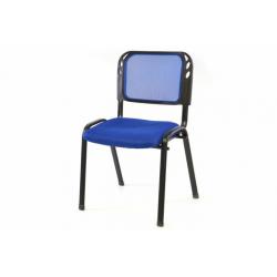 Stohovatelná kongresová židle - modrá