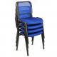 Sada stohovatelných židlí - 8 ks, modrá