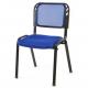 Sada stohovatelných židlí - 8 ks, modrá