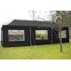 Zahradní skládací párty stan PROFI - černá 3 x 9 m
