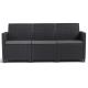 MARIE zahradní sofa pro 3 osoby, grafit