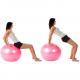 Gymnastický míč MOVIT s pumpou - 75 cm - růžová