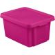 Úložný box s víkem 16L - fialový CURVER