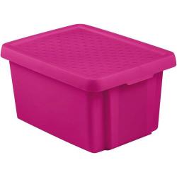 Úložný box s víkem 16L - fialový CURVER