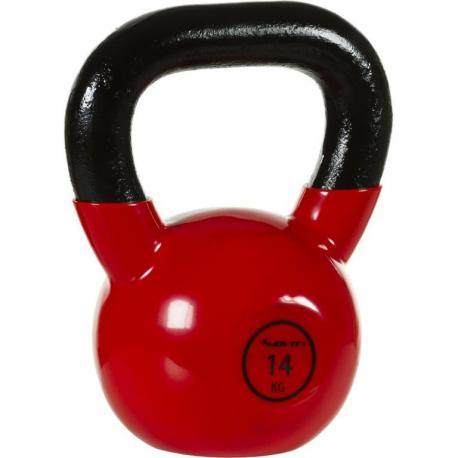 Kettlebell činka 14 kg MOVIT s vinylovým potahem