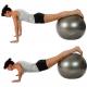 Gymnastický míč MOVIT s pumpou - 75 cm - oranžová