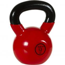 Kettlebell činka 12 kg MOVIT s vinylovým potahem