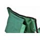 Sada 2 ks skládací kempingová židle DIVERO s polštářkem - zelená