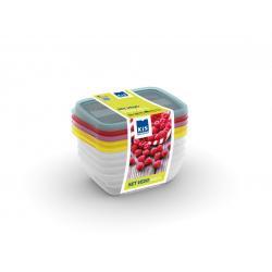 Set potravinových dóz VEDO - 5x0,50L