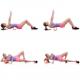 Posilovací masážní válec - FITNESS ROLLER MOVIT citronová