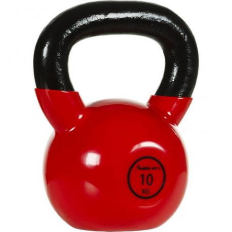 Kettlebell činka 10 kg MOVIT s vinylovým potahem