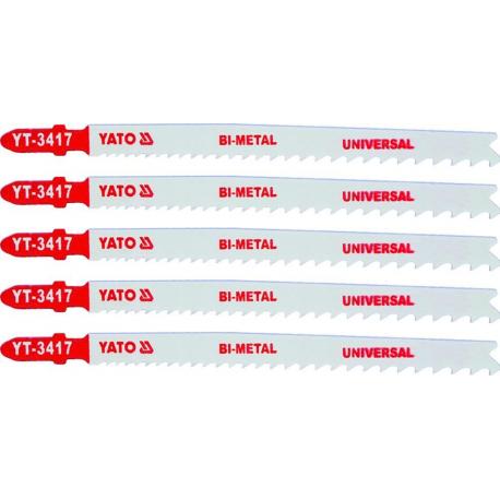 List pilový do přímočaré pily 130 mm UNI TPI10-5, 5 ks