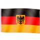 Vlajka německý orel - znak  - 120 cm x 80 cm