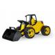 Nakladač žlutočerný Giga Trucks plast 75cm v krabici 70x35x29cm