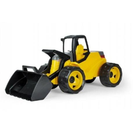 Nakladač žlutočerný Giga Trucks plast 75cm v krabici 70x35x29cm