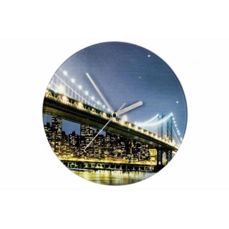 Nástěnné hodiny WENKO  27cm - Brooklyn Bridge