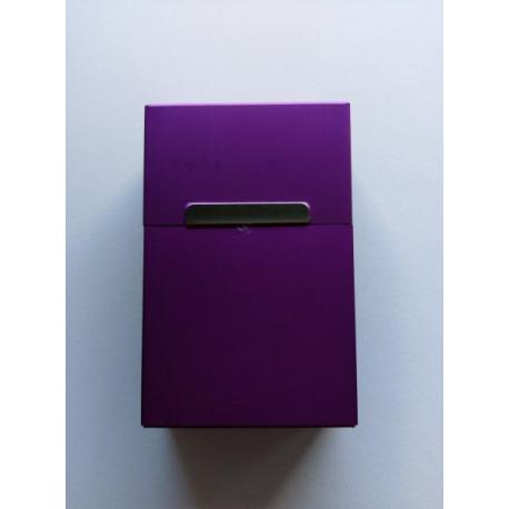 Plechová krabička na cigarety - Fialová