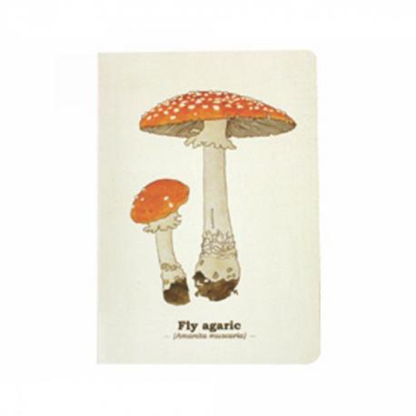 Poznámkový blok A5 s houbami