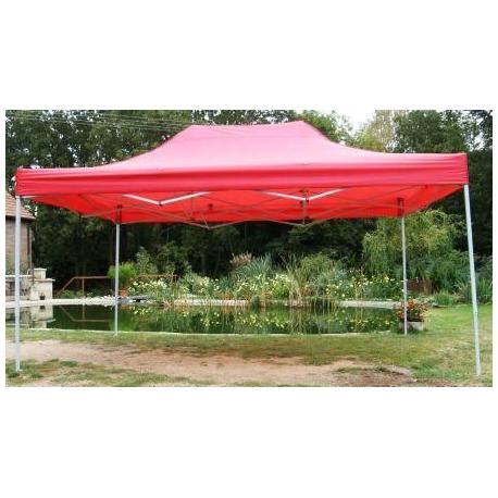 Zahradní párty stan CLASSIC nůžkový - 3 x 4,5 m červený