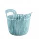 kulatý košík KNIT 3L - sv. modrá CURVER