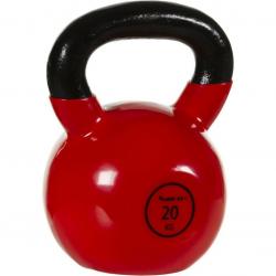 Kettlebell činka 20 kg MOVIT s vinylovým potahem