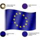 Vlajka Evropské Unie - 120 cm x 80 cm