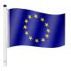 Vlajkový stožár vč. vlajky Evropská unie - 650 cm