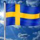 Vlajkový stožár vč. vlajky Švédsko - 650 cm