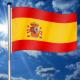 Vlajkový stožár vč. vlajky Španělsko - 650 cm