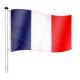 Vlajkový stožár vč. vlajky Francie - 650 cm