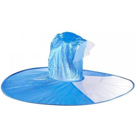 Handsfree pláštěnka na hlavu (XL) - modrá